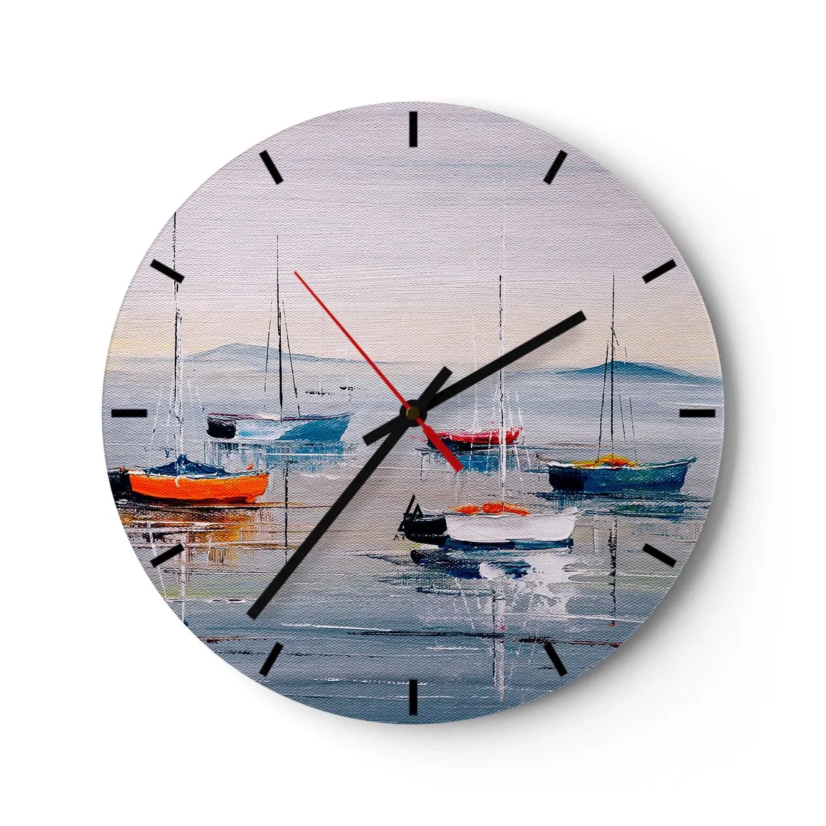 Wandklok - Klok - Een welverdiende rust - 40x40 cm