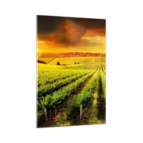 Schilderen op glas - Onder de Australische zon - 80x120 cm