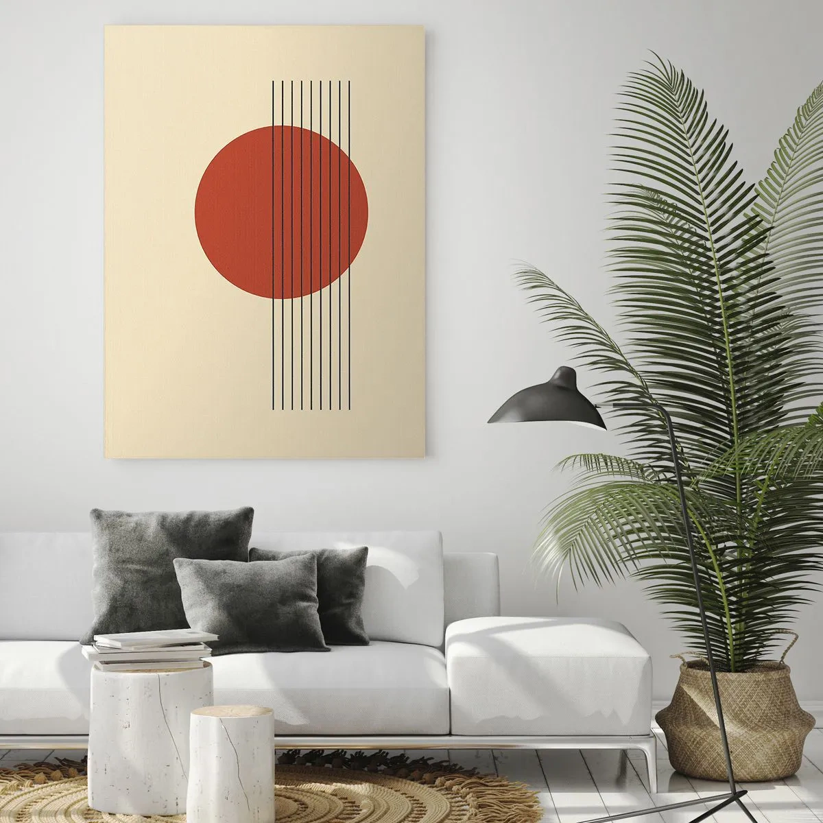 Schilderen op glas - Opnieuw en opnieuw en verder - 80x120 cm