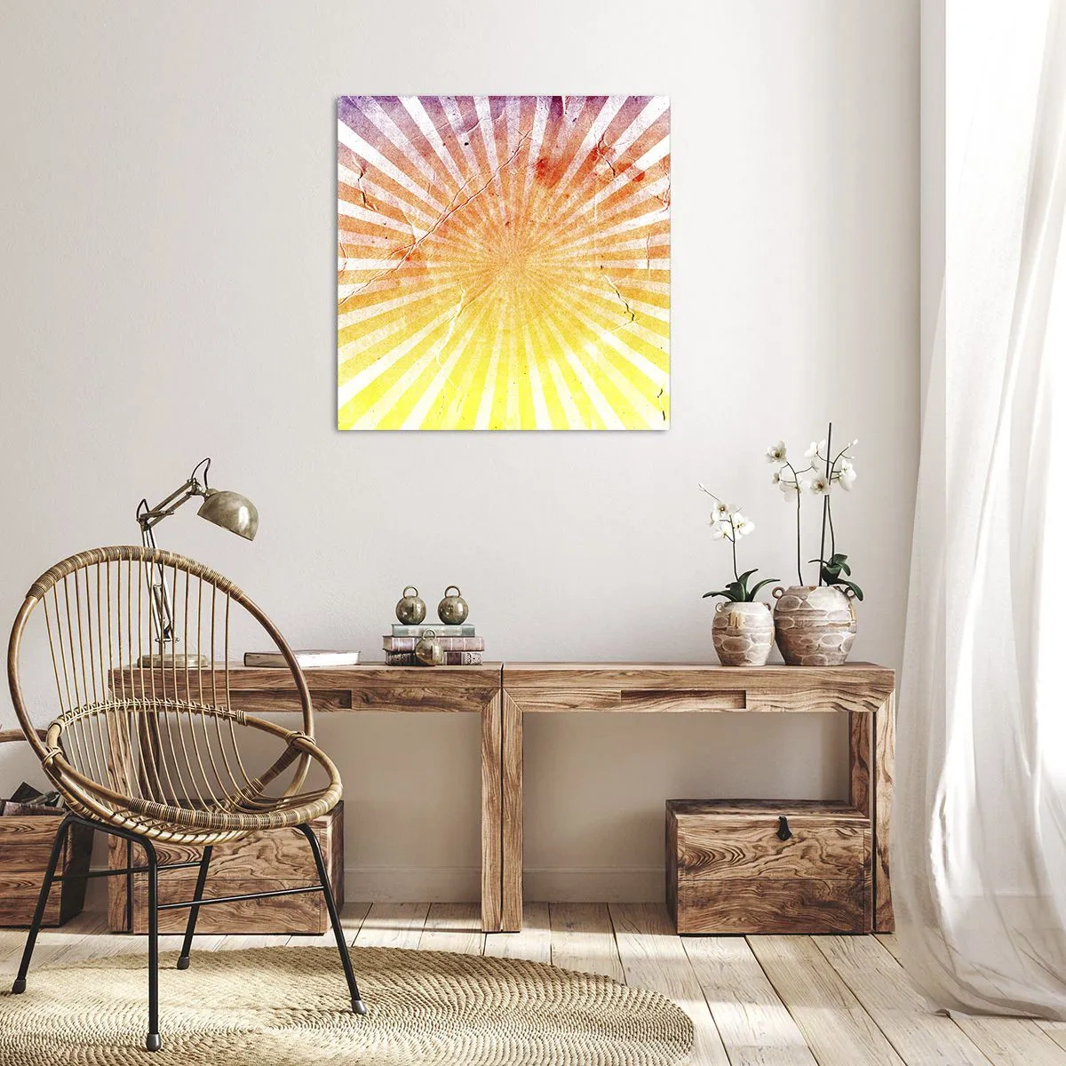 Schilderen op canvas - Zonsopgangen en zonsondergangen - 40x40 cm