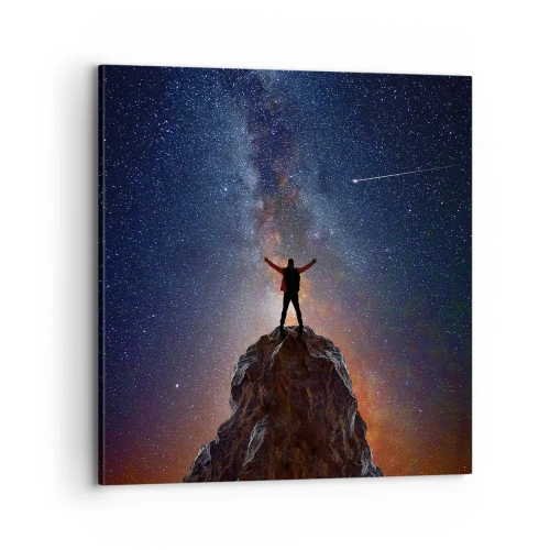 Schilderen op canvas - De Kracht is bij mij! - 70x70 cm