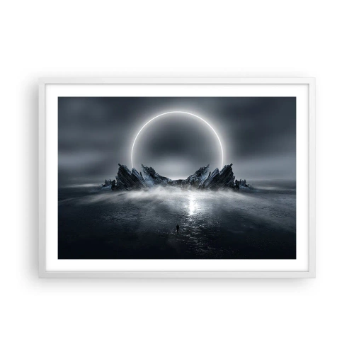 Poster in een witte lijst - Einde van het verhaal - 70x50 cm
