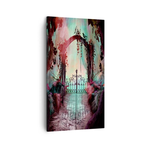 Schilderen op canvas - Geheime Tuin - 45x80 cm