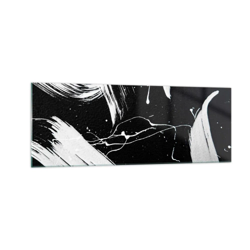 Schilderen op glas - Breek de duisternis - 140x50 cm