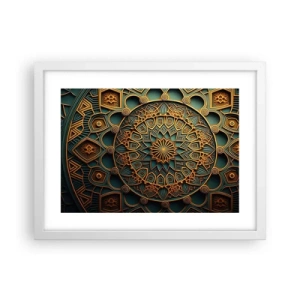 Poster in een witte lijst - In Arabische sfeer - 40x30 cm
