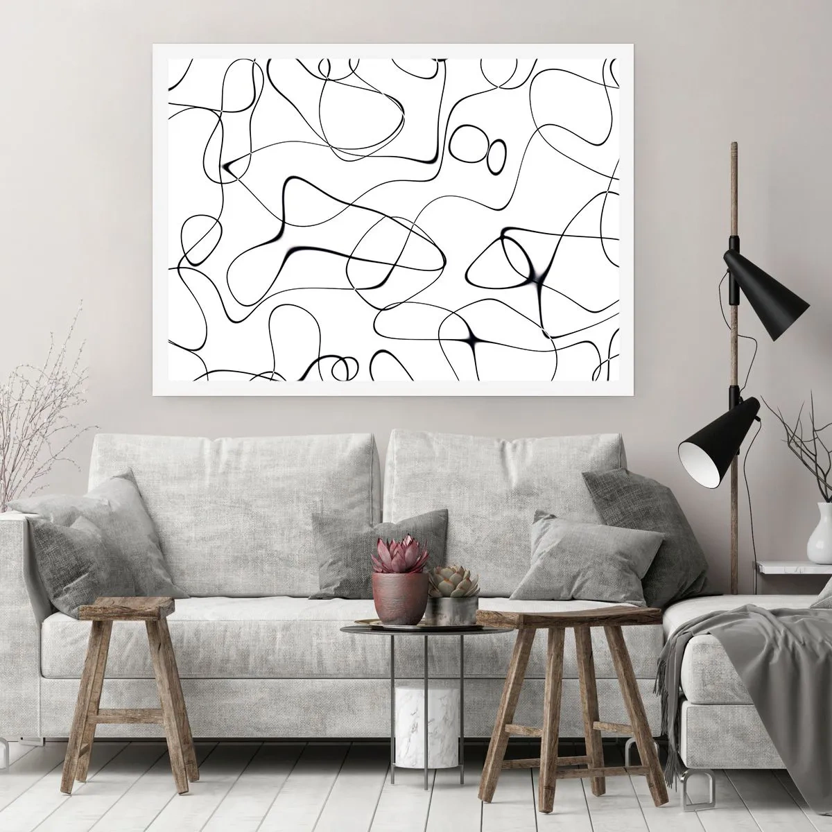 Poster - Levenspaden, wisselvalligheden - 91x61 cm