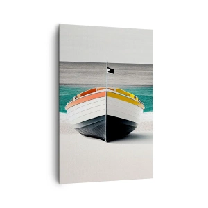 Schilderen op canvas - Op zijn plaats - 80x120 cm