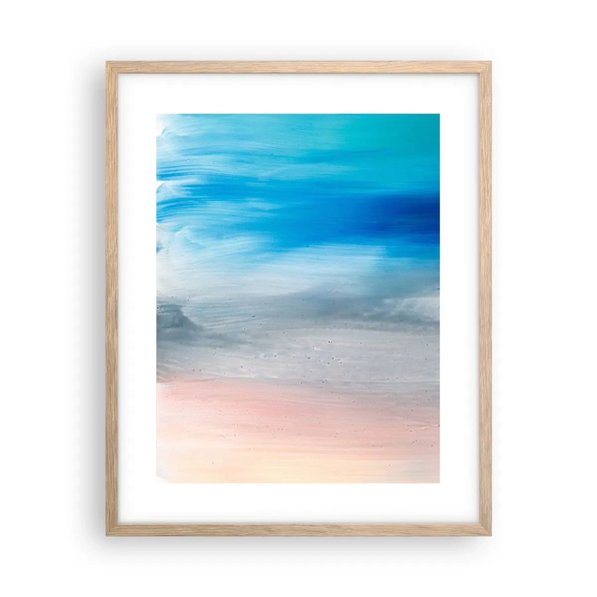 Een poster in een licht eiken lijst - Elementen: lucht - 40x50 cm