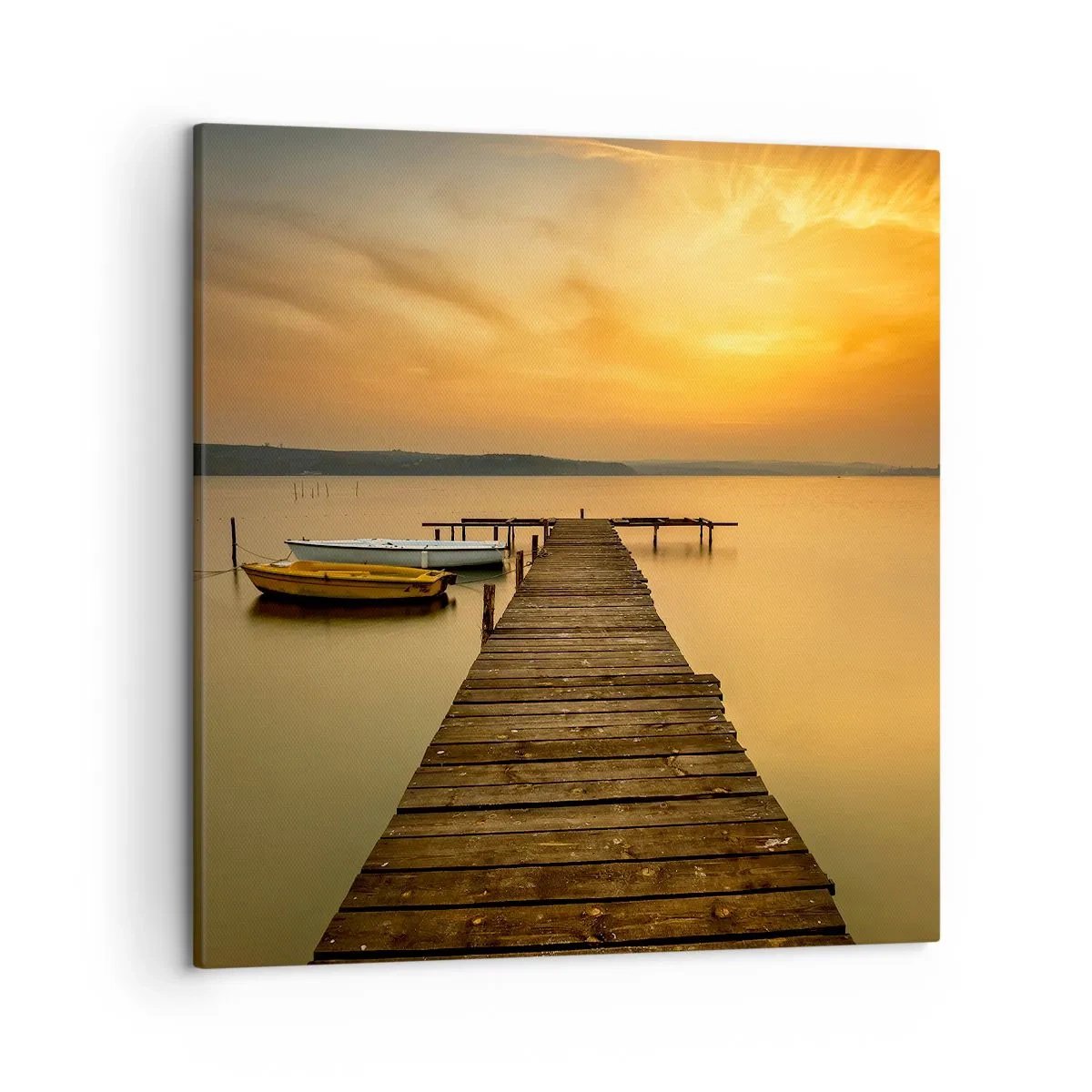 Schilderen op canvas - Ik zal de gouden hemel voor je openen - 50x50 cm