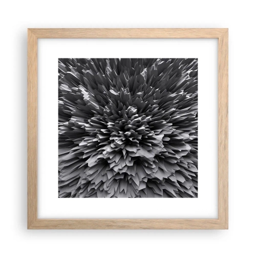 Een poster in een licht eiken lijst - Strikter kan het niet - 30x30 cm