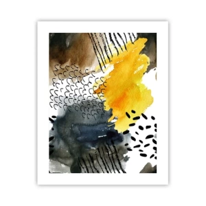 Poster - Een ontmoeting van de elementen - 40x50 cm