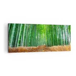 Schilderen op canvas - De essentie van de aziatische natuur - 100x40 cm