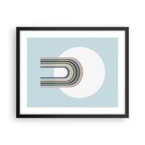 Poster in een zwarte lijst - Onweerstaanbare aantrekkingskracht - 50x40 cm