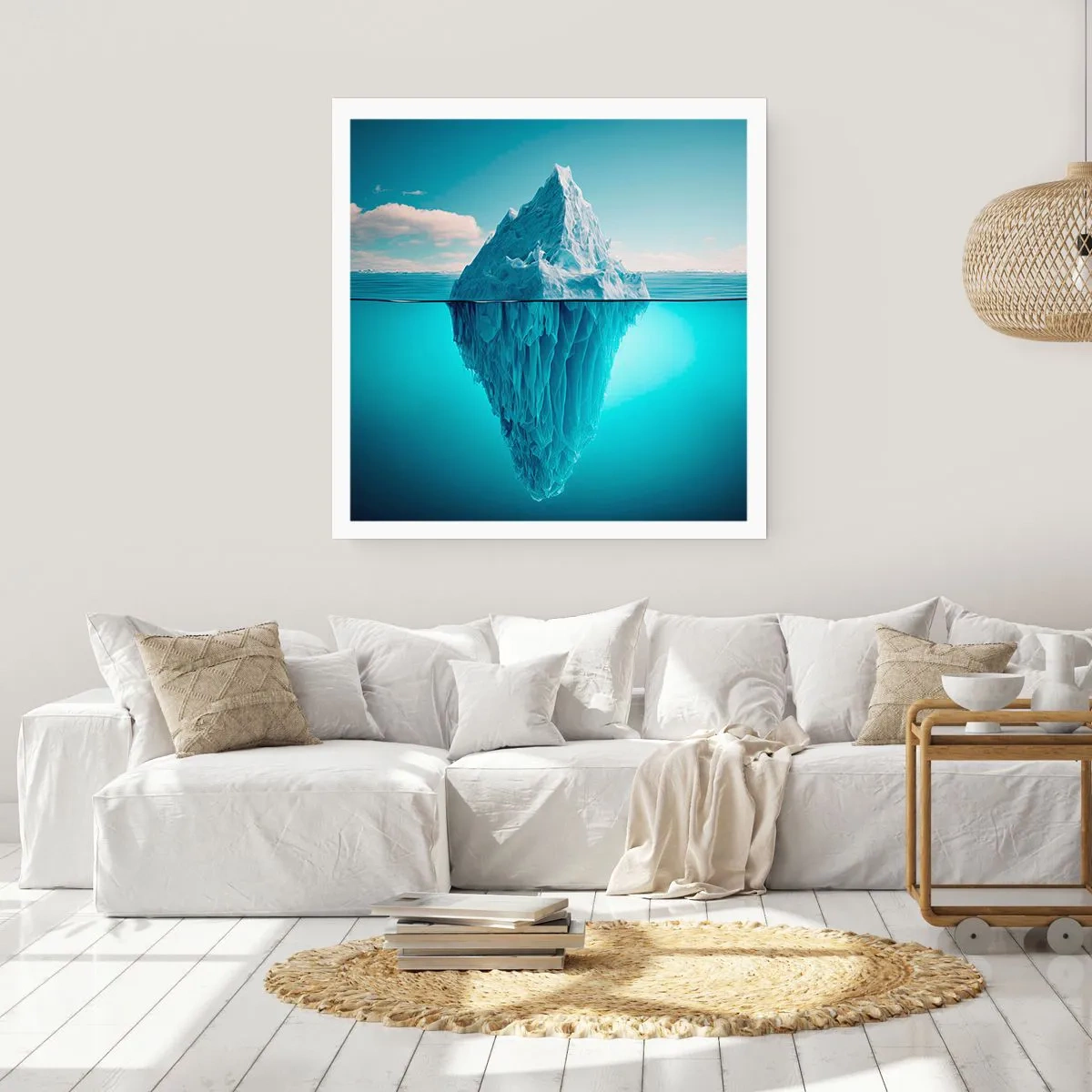 Poster - Koningin van het ijs - 60x60 cm