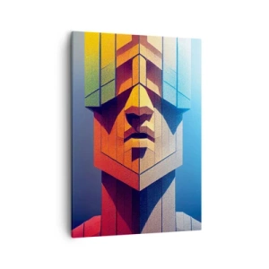 Schilderen op canvas - Een man van principes - 50x70 cm