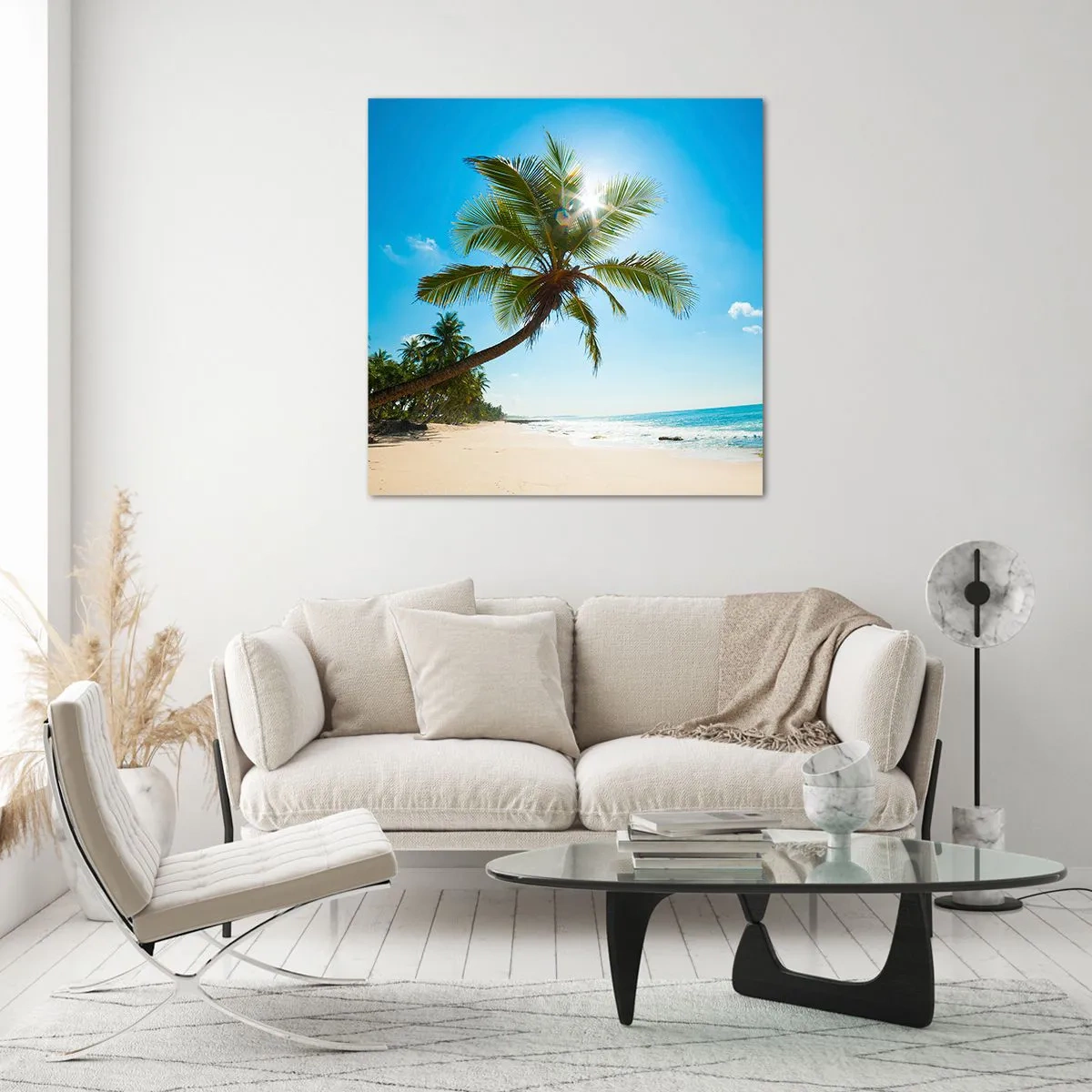 Schilderen op glas - Aan niemand laten zien - 70x70 cm
