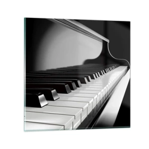 Schilderen op glas - Harmonie van vormen en kleuren - 70x70 cm