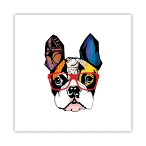 Poster - intellectueel - 40x40 cm