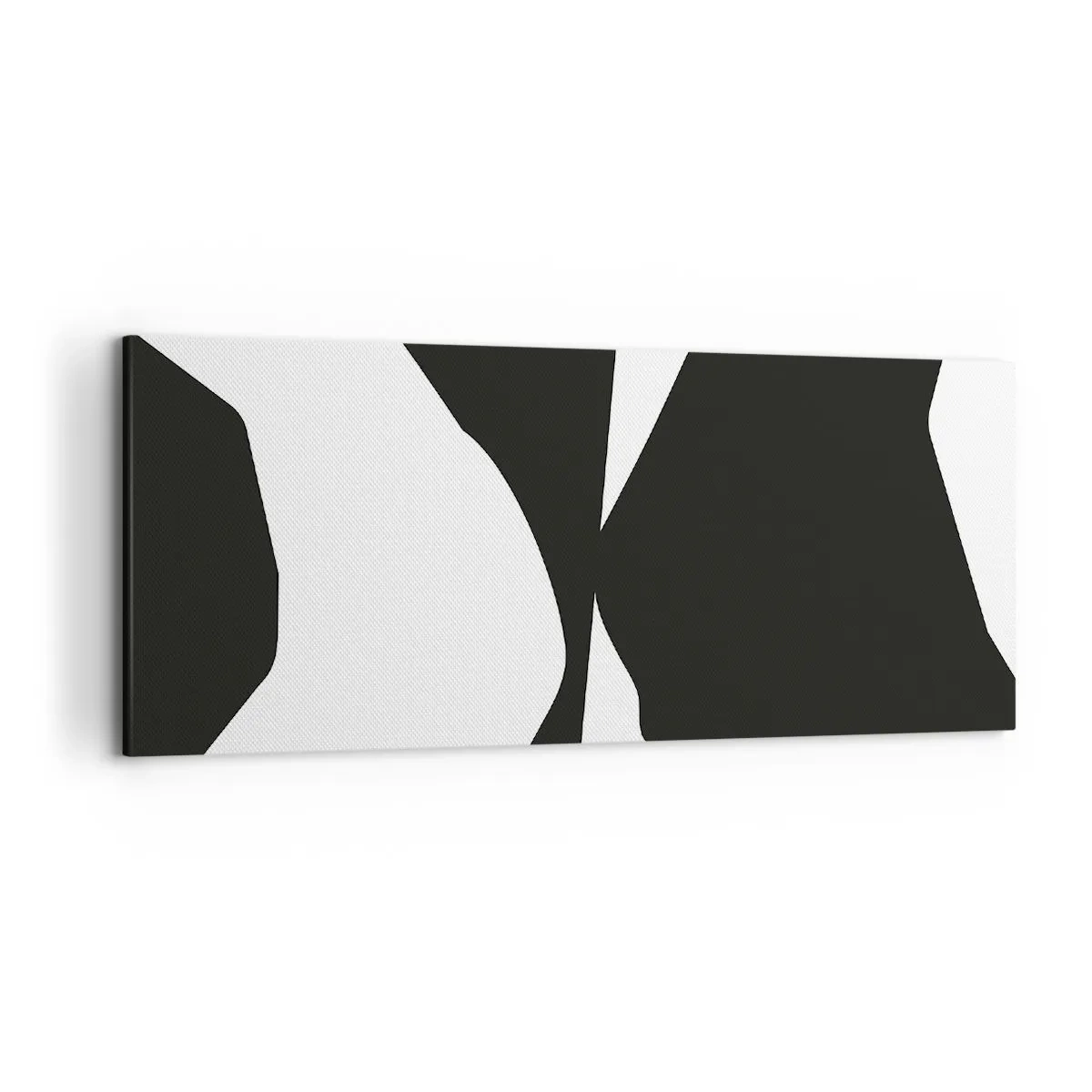 Schilderen op canvas - Positief – negatief - 120x50 cm