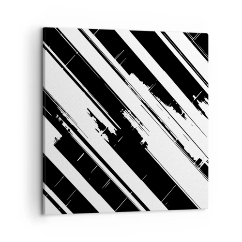 Schilderen op canvas - Een intense en dynamische compositie - 50x50 cm