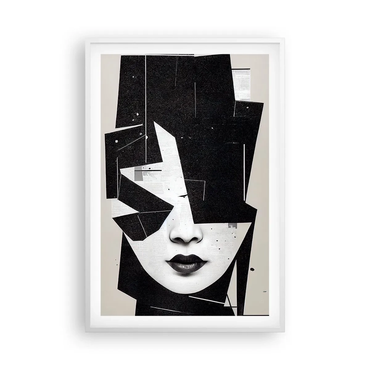 Poster in een witte lijst - Diep verborgen - 61x91 cm