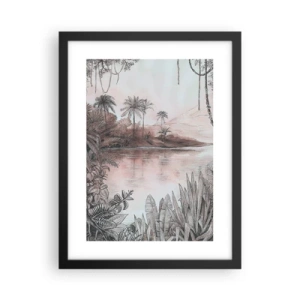 Poster in een zwarte lijst - Een 19e-eeuws ontdekkingsdagboek - 30x40 cm