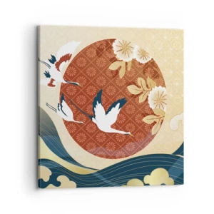 Schilderen op canvas - Japans sprookje - 70x70 cm