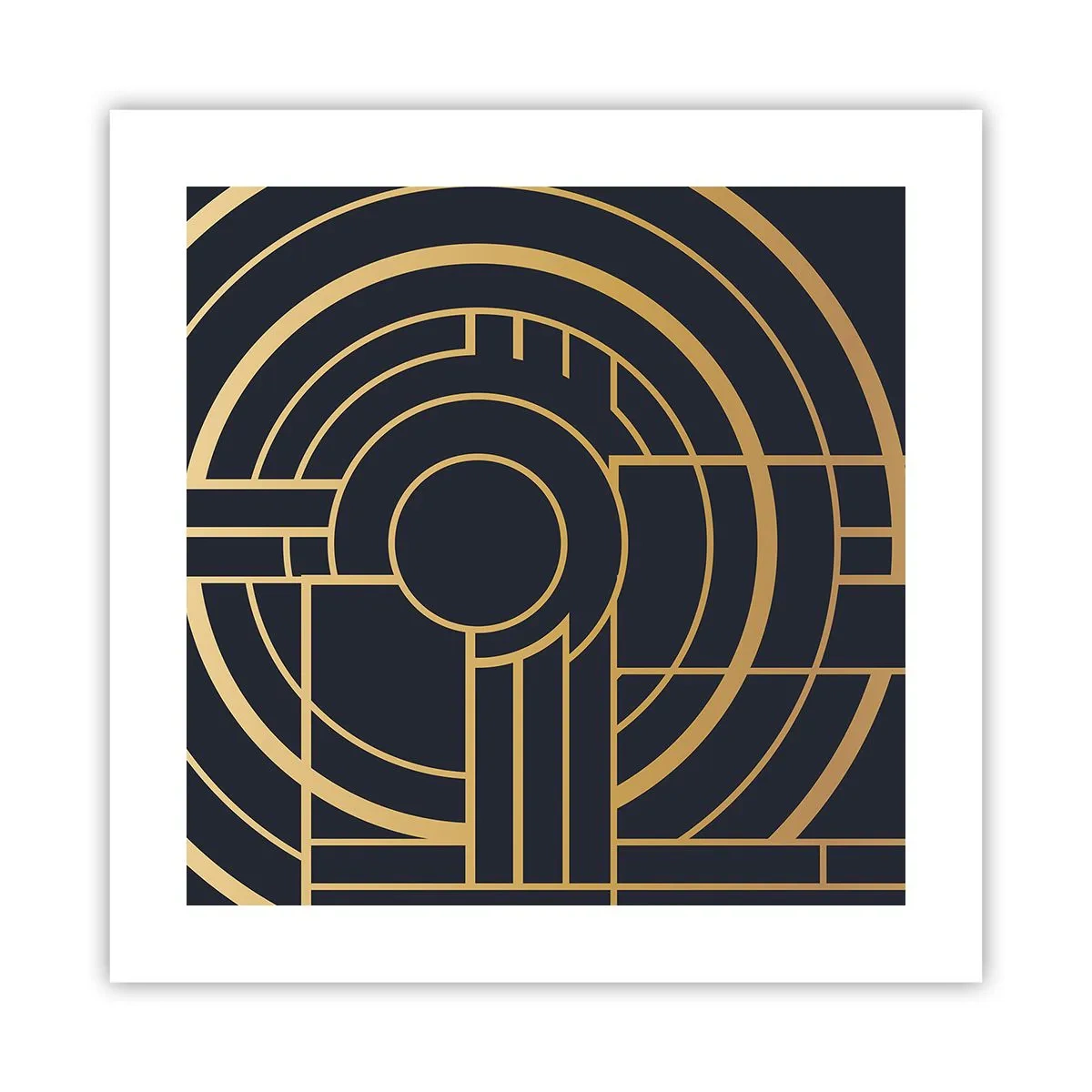 Poster - Draaien van dingen - 40x40 cm