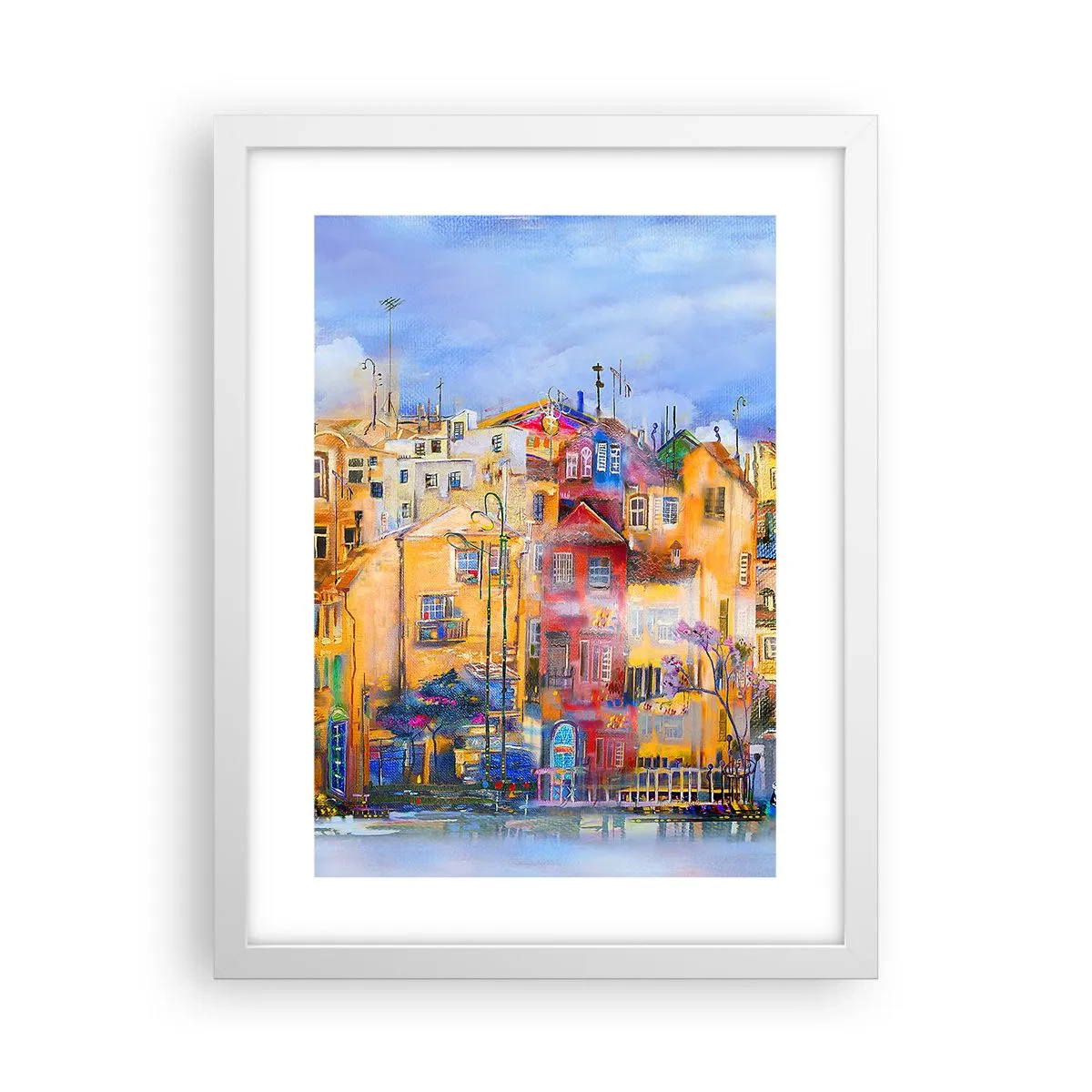 Poster in een witte lijst - Wij zijn samen - 30x40 cm