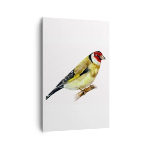 Schilderen op canvas - Vogel portret - 80x120 cm