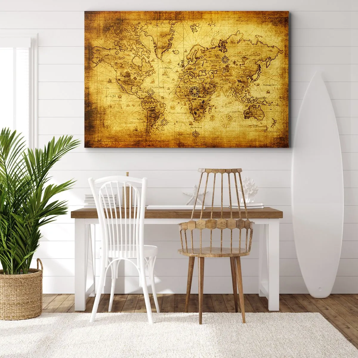 Schilderen op canvas - Hoe vreemd os deze wereld - 70x50 cm