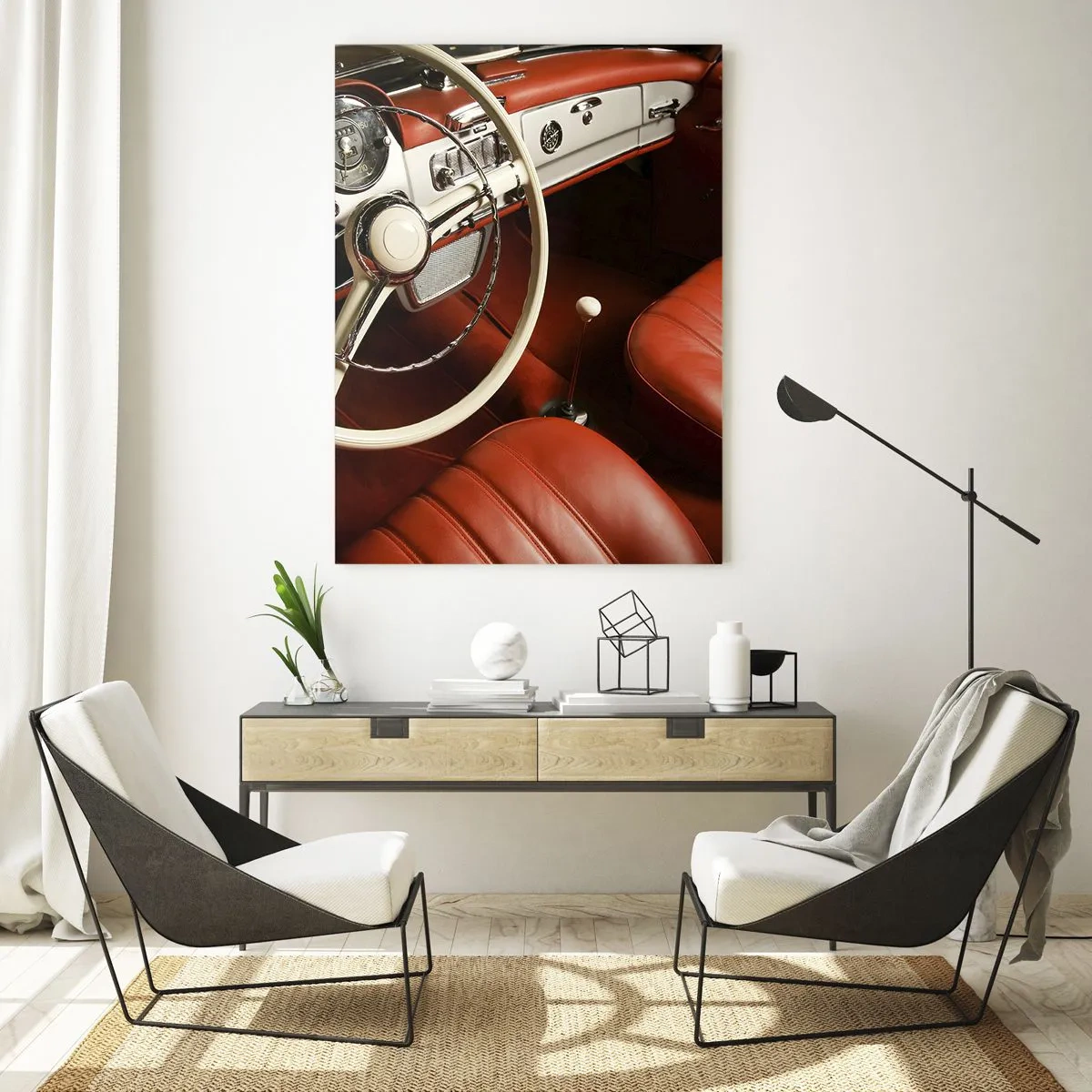 Schilderen op glas - Vintage luxe - 50x70 cm