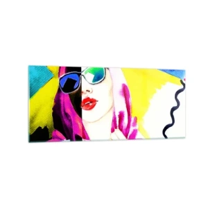 Schilderen op glas - Ik ben niet wit en ik ben niet zwart - 120x50 cm