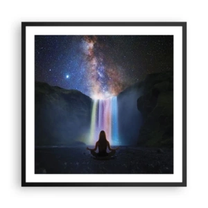 Poster in een zwarte lijst - Absolute harmonie - 60x60 cm