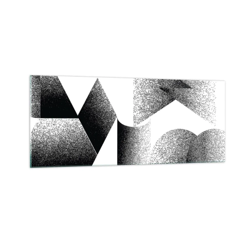 Schilderen op glas - Hoeken en ovalen - 100x40 cm