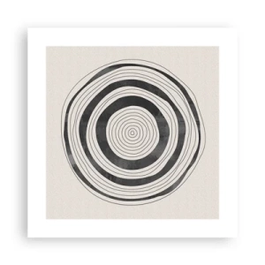 Poster - Wat belangrijk is, is wat er tussenin zit - 40x40 cm