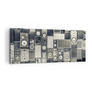 Schilderen op canvas - En alles is goed - 100x40 cm