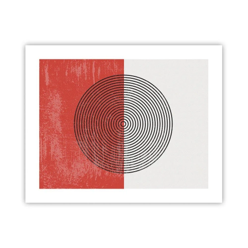 Poster - Op de kop geslagen - 50x40 cm