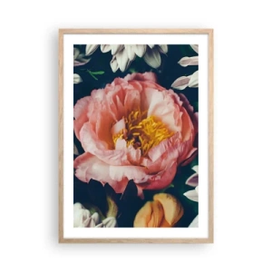 Een poster in een licht eiken lijst - Met barokke pracht - 50x70 cm