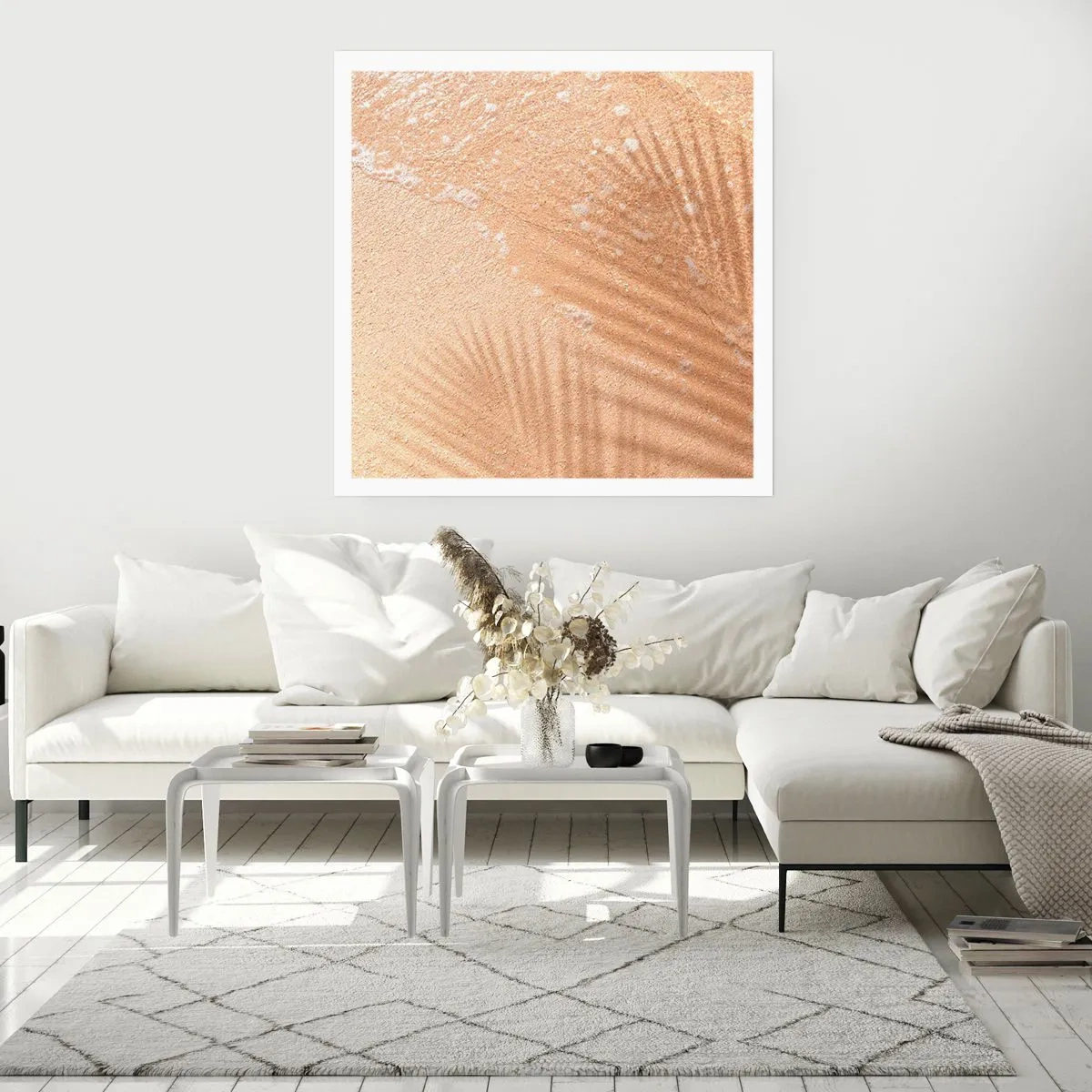 Poster - De schaduw van een hete zomer - 60x60 cm