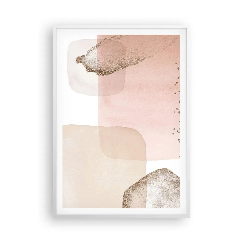 Poster in een witte lijst - Een blik door kleur - 70x100 cm