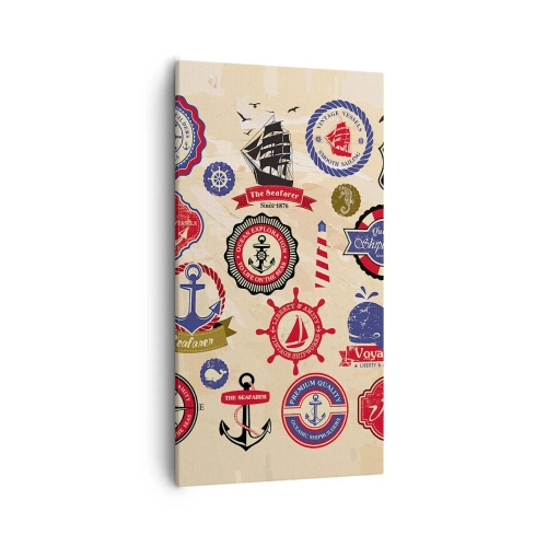 Schilderen op canvas - Zeilende broederschap - 55x100 cm