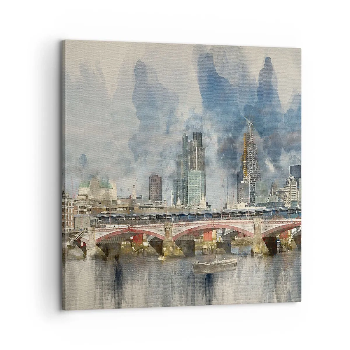 Schilderen op canvas - Londen in al zijn glorie - 60x60 cm