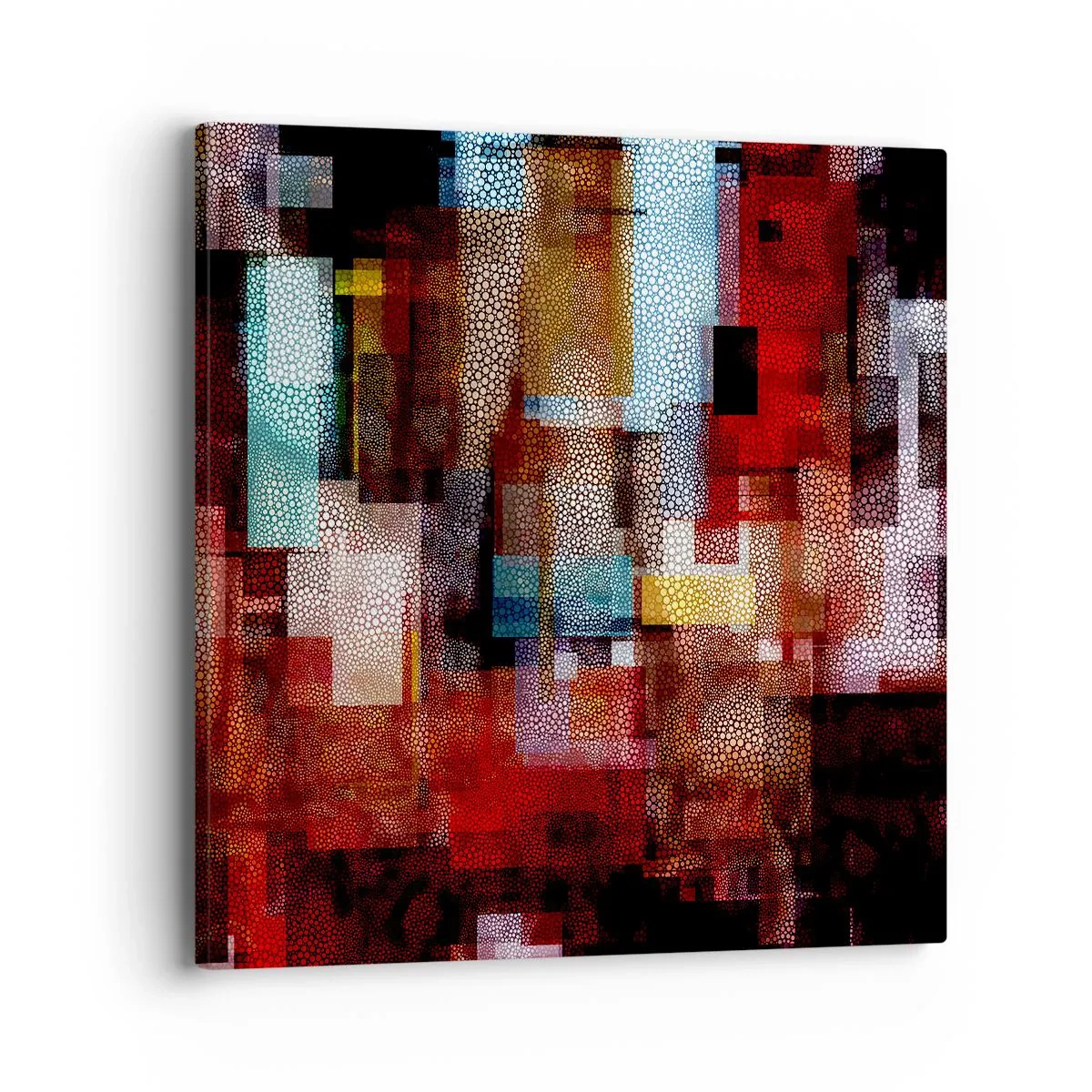 Schilderen op canvas - Het is een allegaartje - 40x40 cm