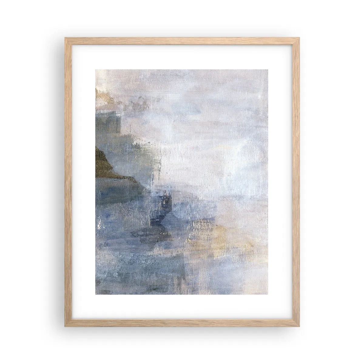 Een poster in een licht eiken lijst - Kleurtonen en akkoorden - 40x50 cm