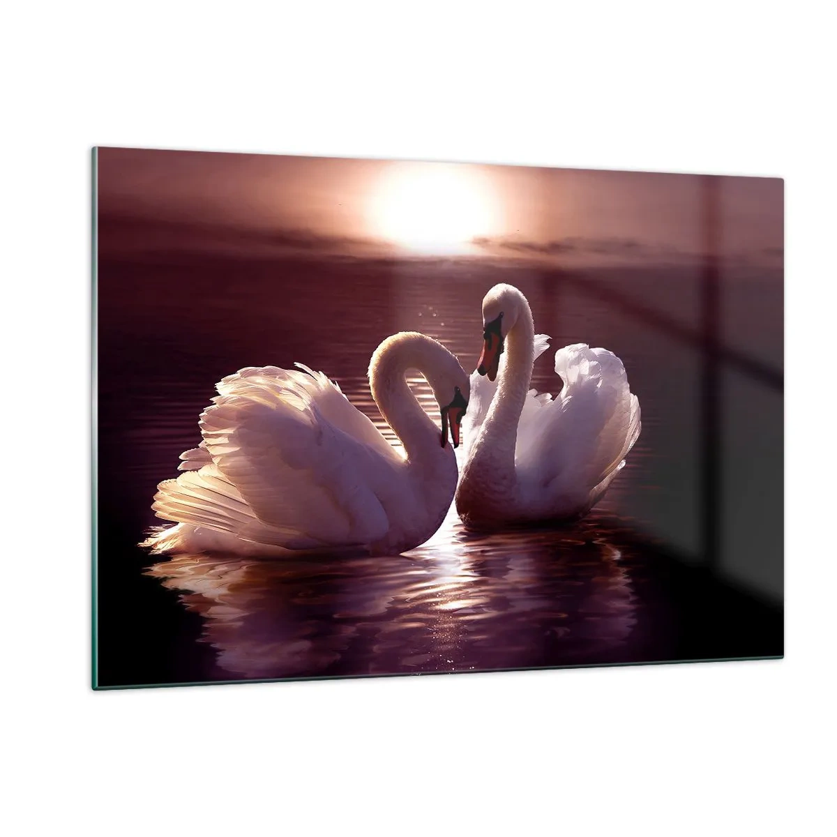 Schilderen op glas - Tot de dood ons scheidt - 120x80 cm