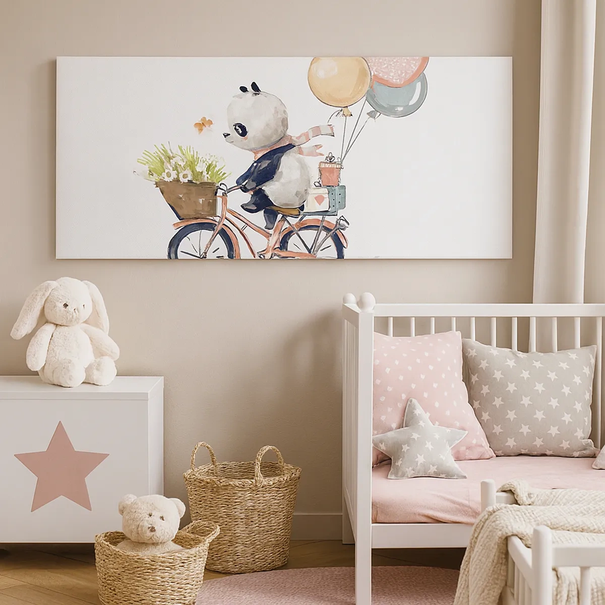 Schilderen op canvas - Vrolijke dag - 30x30 cm