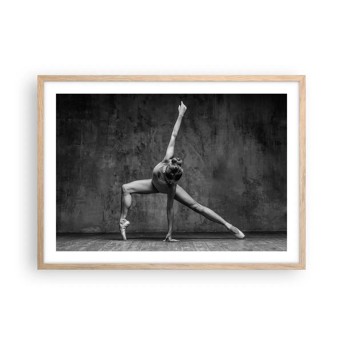 Een poster in een licht eiken lijst - Het ideaal van balans - 70x50 cm