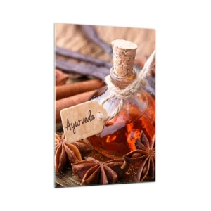 Schilderen op glas - Naar de eenheid van lichaam en geest - 70x100 cm