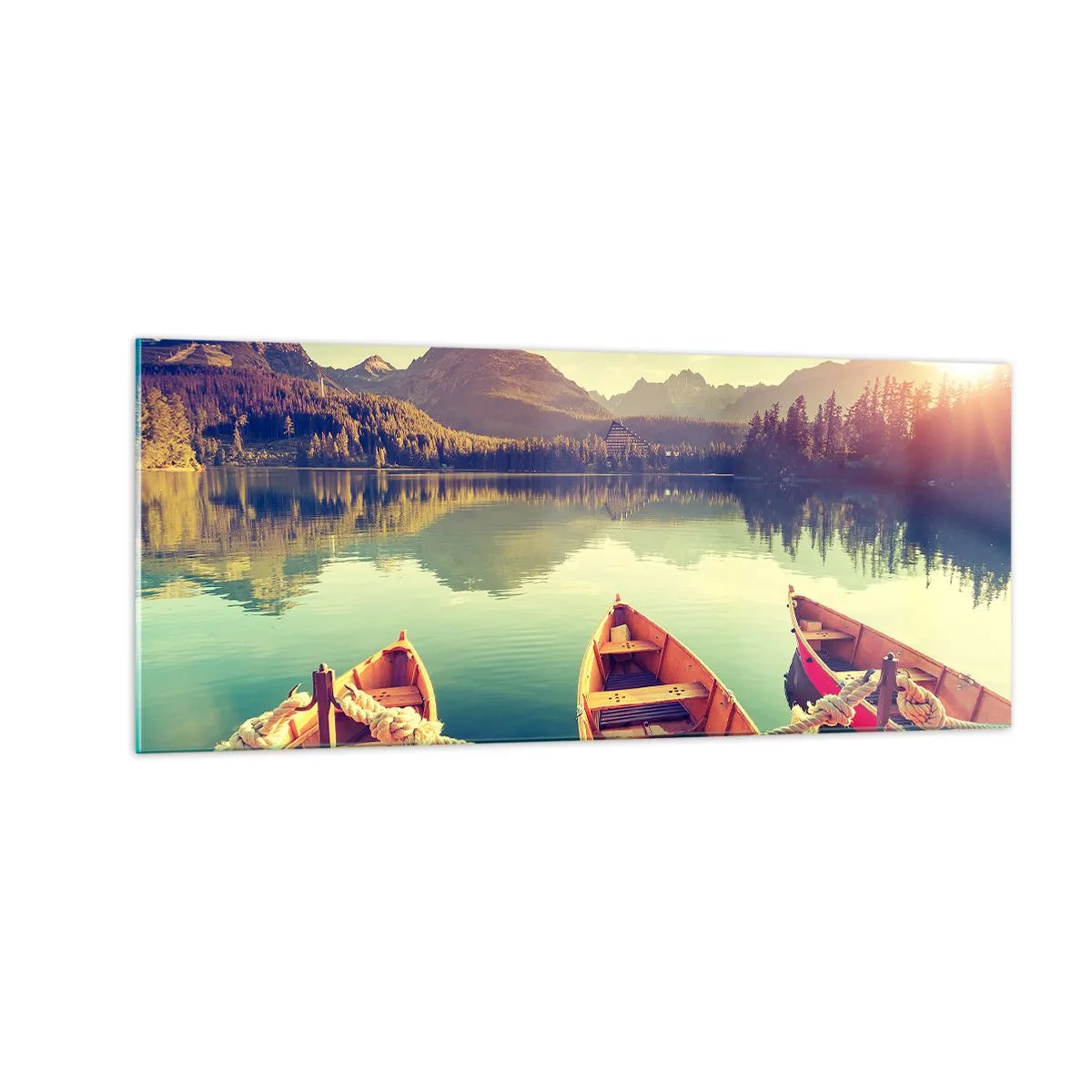 Schilderen op glas - Leef volgens haar wetten - 100x40 cm